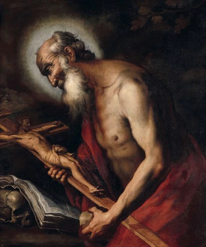 San Gerolamo in contemplazione del crocifisso